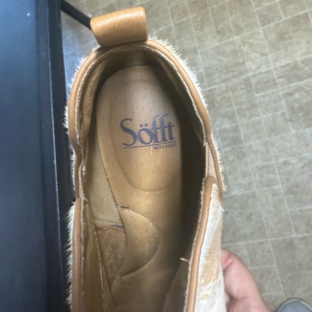 Cowhide Patterned Ankle Boots By Sofft - image 2